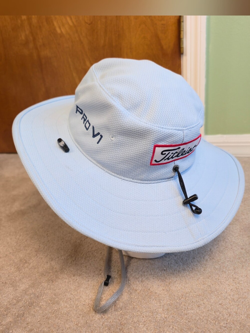 Titleist x FootJoy FJ Pro V1 Aussie Tour Golf Sun Bucket Hat Blue Wide Brim